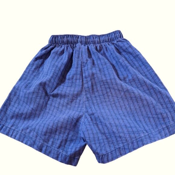 Vintage blue striped shorts - Picture 3 of 6